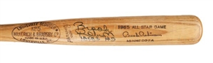 1965 All Star Game Brooks Robinson Louisville Slugger  Game Used and Signed Bat (PSA/DNA) 